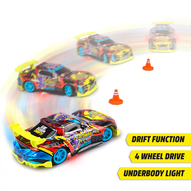 Produktbild 2 för Tornado Drift Radiostyrd Bil 22 cm Dickie Toys