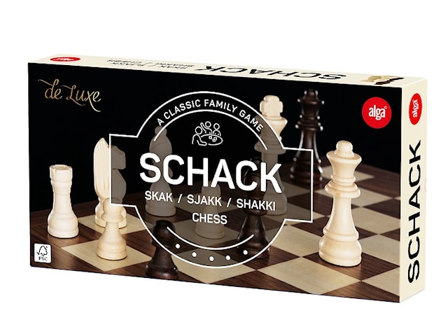 Produktbilde 1 for Spill Sjakk Deluxe, Alga (SE/FI/NO/DK/EN)