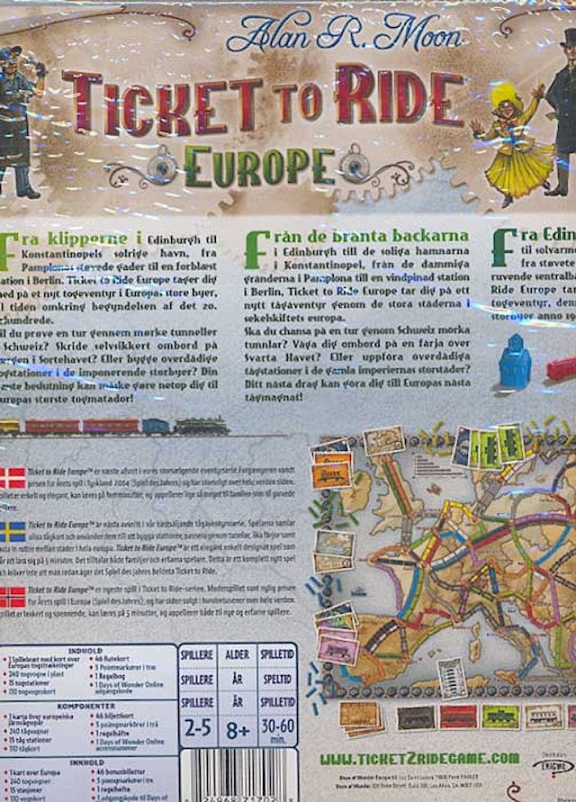 Produktbilde 2 for Spill Ticket To Ride, Europé (SE/NO/DK)