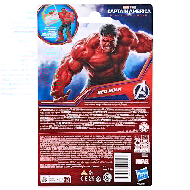 Produktbilde 3 for Avengers 10 cm Deluxe Actionfigur Rød Hulk
