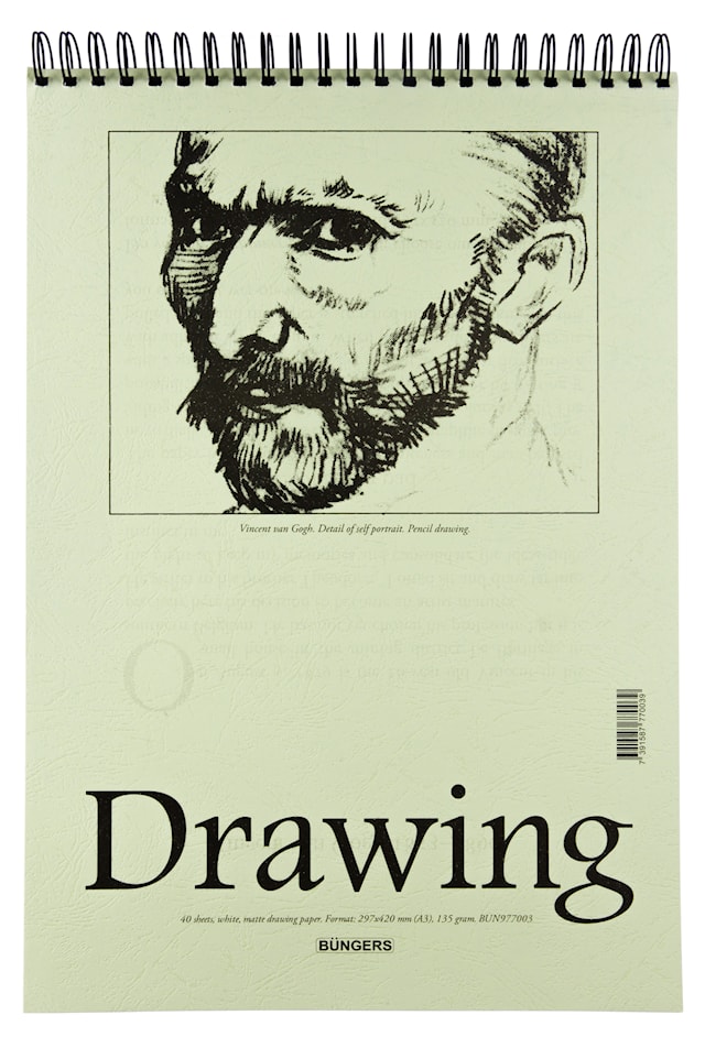 Produktbilde 1 for Tegneblokk A3 135g 40 ark Bungers