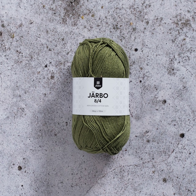8/4 Bomullsgarn 50 g Djungelgrön (32083) Järbo