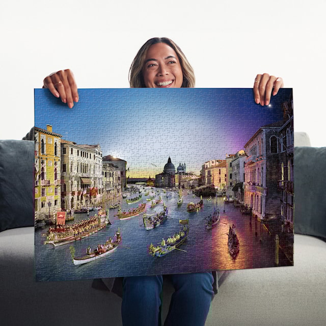 Produktbild 5 för Venice Day to Night Pussel 1000 Bitar, Ravensburger