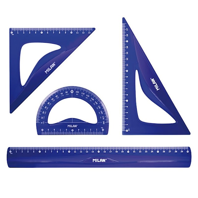 Produktbild 2 för Flexibel Linjalset Blå MILAN