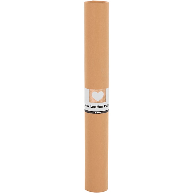 Tuotekuva 2 - Nahkapaperi, Lev: 50 cm, yksi värillinen, 350 g, vaaleanruskea, 1 m/ 1 rll