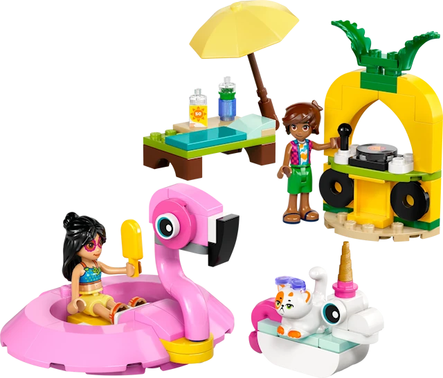 Produktbilde 2 for Poolparty med enhjørning og flamingo LEGO® Friends (42658)