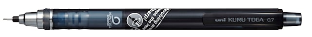 Stiftpenna Kuru Toga 0,7 Grå, Uni-Ball