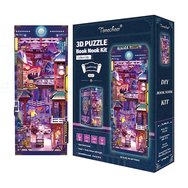 Produktbild 4 för Book Nook: Cyber City, Tonecheer