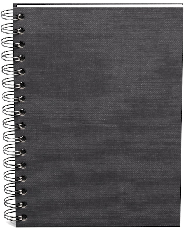 Produktbild 1 för Anteckningsbok A5 Olinjerad Black 90 Blad Bigso Box of Sweden