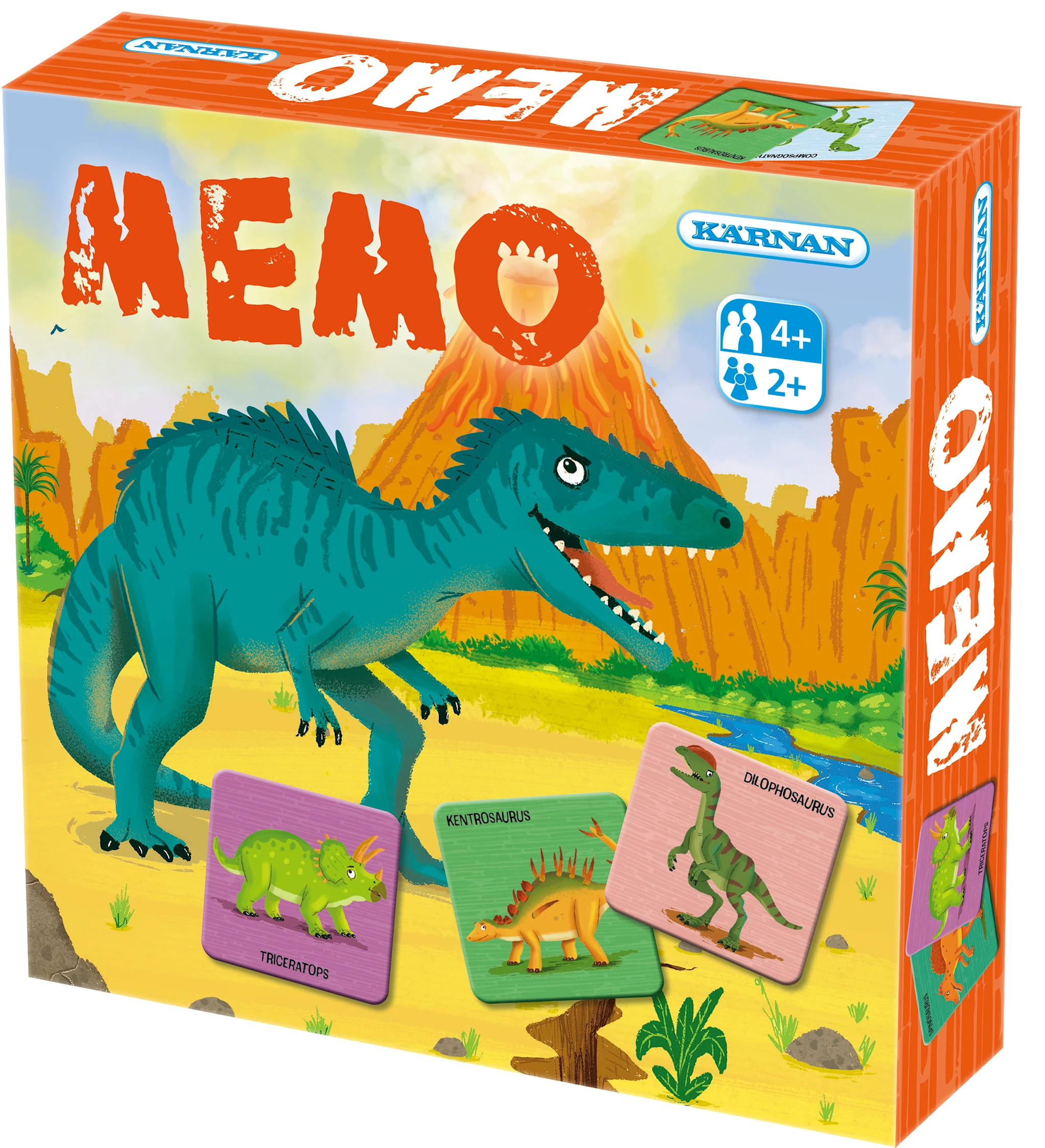 Produktbilde for Memo Dinosaurer, Kärnan