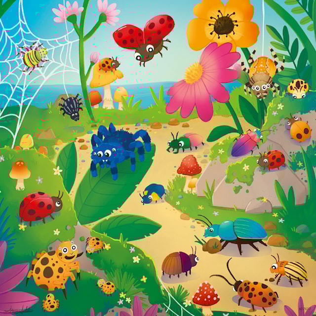 Produktbild 5 för Bugs, Bugs, Bugs Pussel 3x49 bitar, Ravensburger