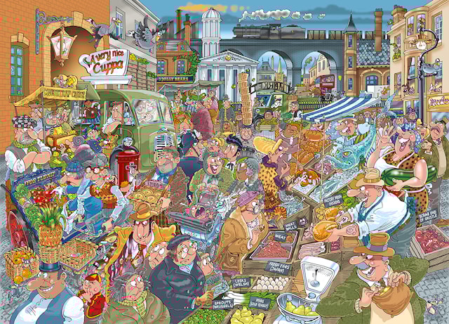 Produktbild 2 för Wasgij Destiny 26 - Organic Overload Pussel 1000 bitar