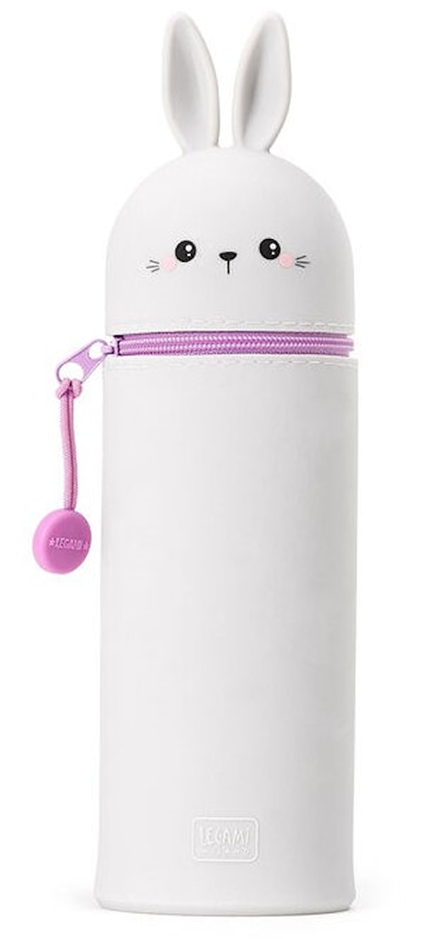 Produktbilde 1 for Pennal Bunny Av Silikon Med Glidelås 18,5 cm Kawaii