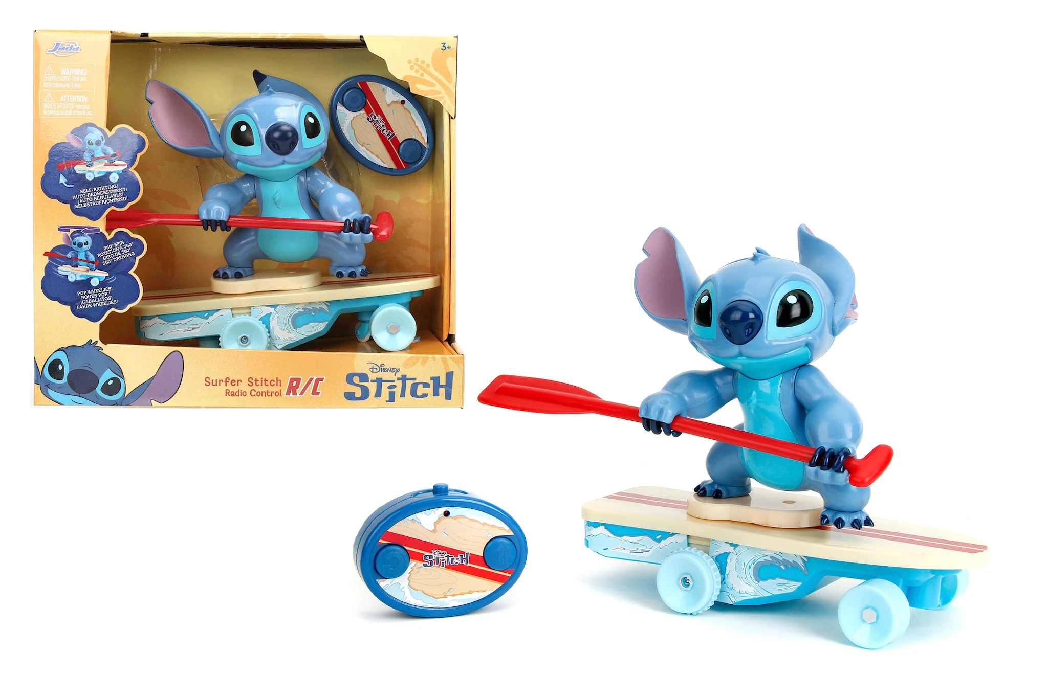 Produktbilde for Disney Radiostyrt Surfer Stitch, 25 cm