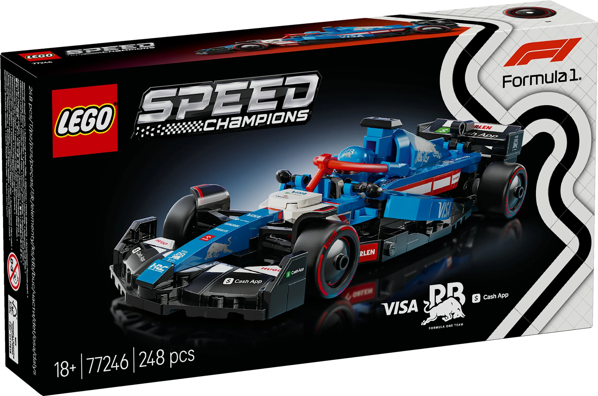 Tuotekuva ille Visa Cash App RB VCARB 01 F1® ‑kilpa-auto LEGO® Speed Champions (77246)
