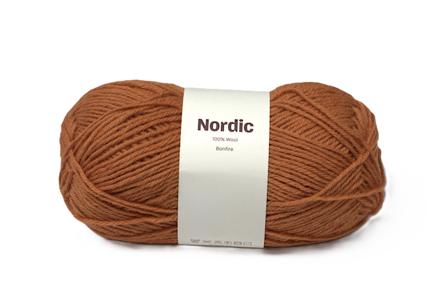 Nordic 100% ull 100 gr Bål kobber A593  Adlibris