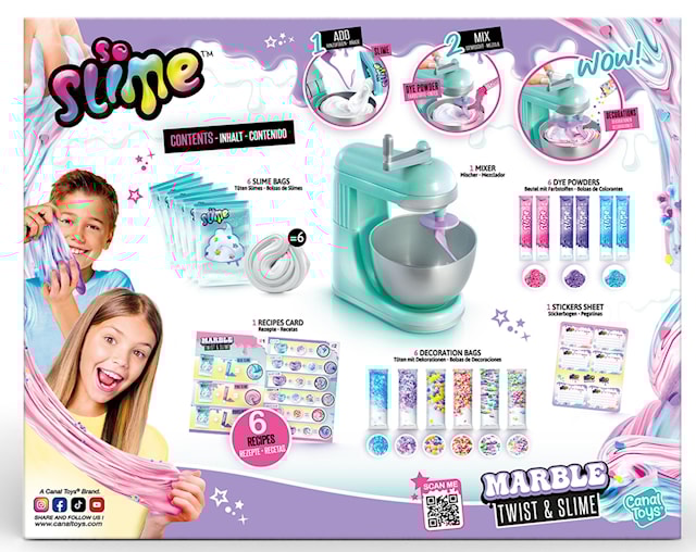 Produktbilde 8 for Marble Twist and Slime Studio Lekeset So Slime