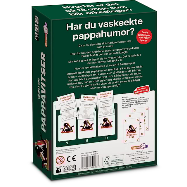 Produktbilde 2 for Dad Jokes Spelet om Pappavitser (NO)