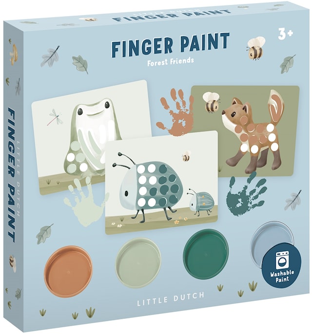 Produktbilde 1 for Forest Friends Fingermaling Little Dutch