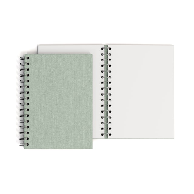 Produktbilde 3 for Notatbok A5 Ulinjert Soft Teal 90 Sider Bigso Box of Sweden