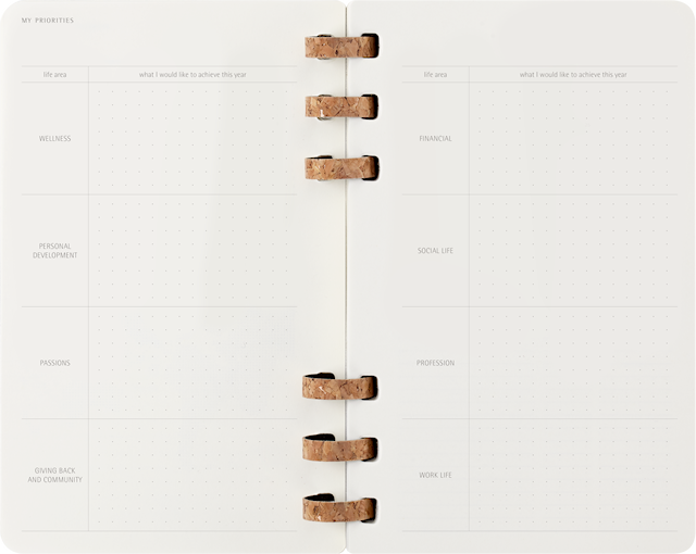 Produktbilde 2 for Kalender 2026 Spiral Soft Planner 12M Large Svart Moleskine