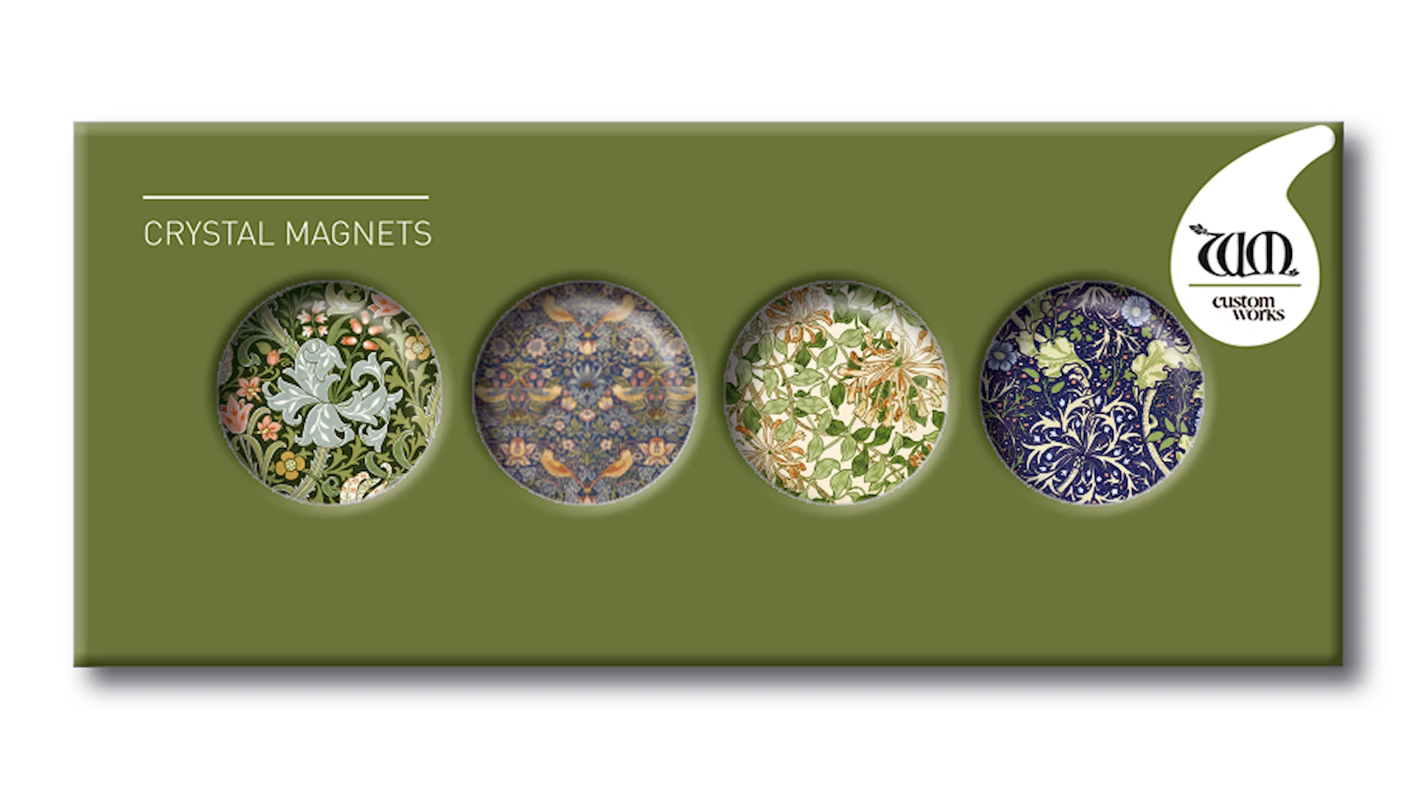 Produktbilde for Glassmagneter Sett Customworks