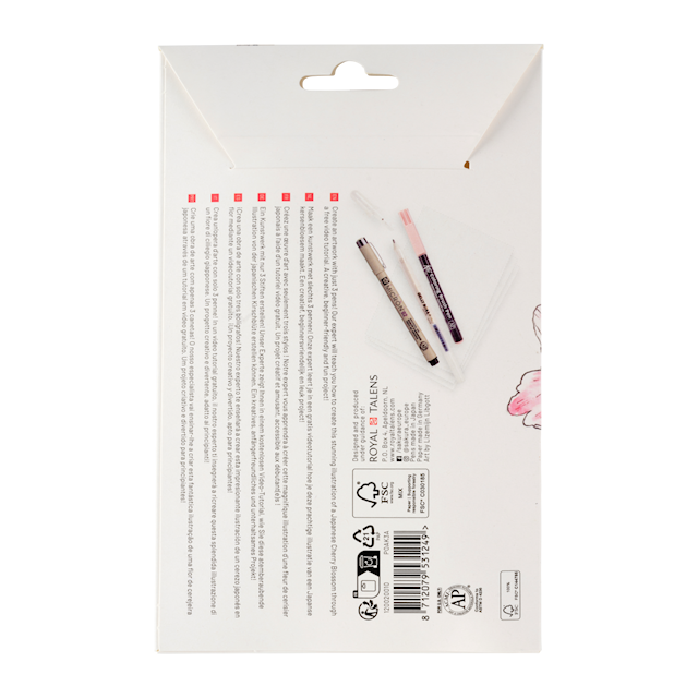 Tuotekuva 6 - Alkuperäinen setti Sakura Creative Art Kit Kirsikankukka