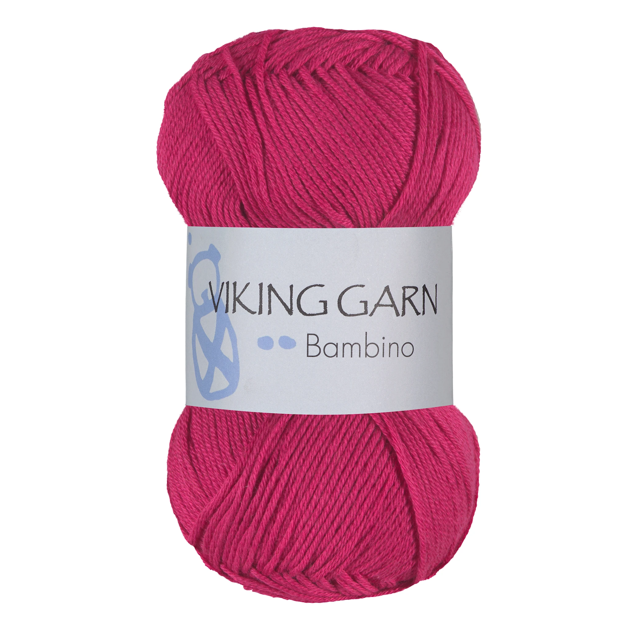 Produktbilde for Bambino 50 g Sterk rosa 466 Viking Garn
