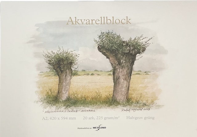 Metalimo Akvarellblokk A2 med 20 ark og 225 g