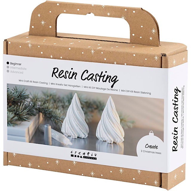 Produktbild 3 för DIY Kit Gjut Julgranar med glitter Creativ Company