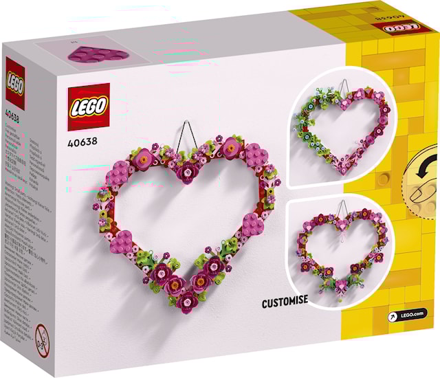 Produktbild 3 för Hjärtdekoration LEGO® Iconic (40638)
