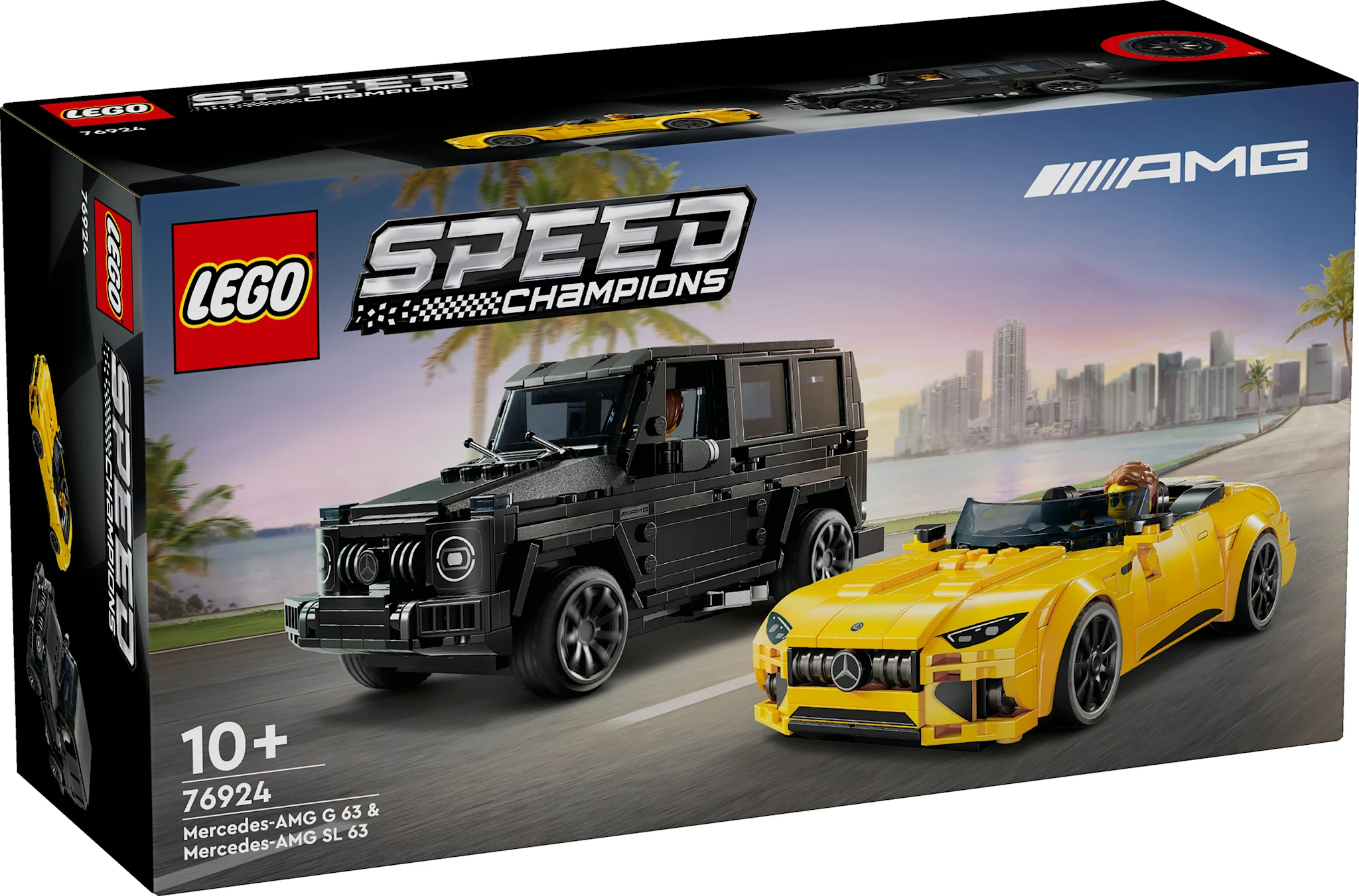 Produktbilde for Mercedes-AMG G 63 og Mercedes-AMG SL 63 LEGO® Speed Champions (76924)