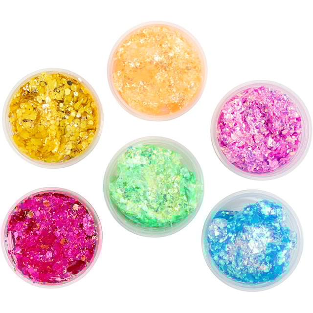 Tuotekuva 4 - Glitter Clay -kimallemassa, iloiset värit, 6x20 g/ 1 pkt