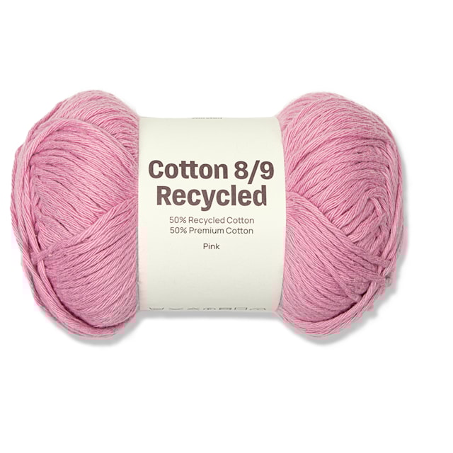 Cotton Garn 100 g Recycled Pink A098 Adlibris