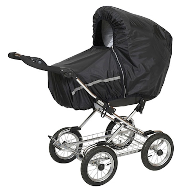 Regnskydd för Ligg/Sittvagn, Svart, Tullsa