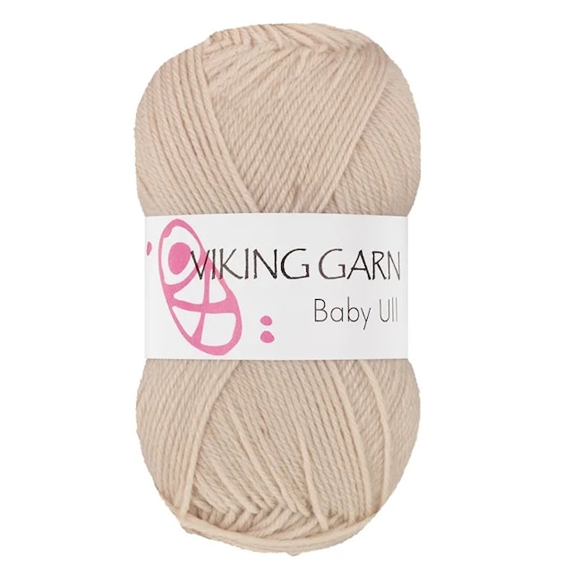 Baby Ull 50 g Sand 306 Viking Garn