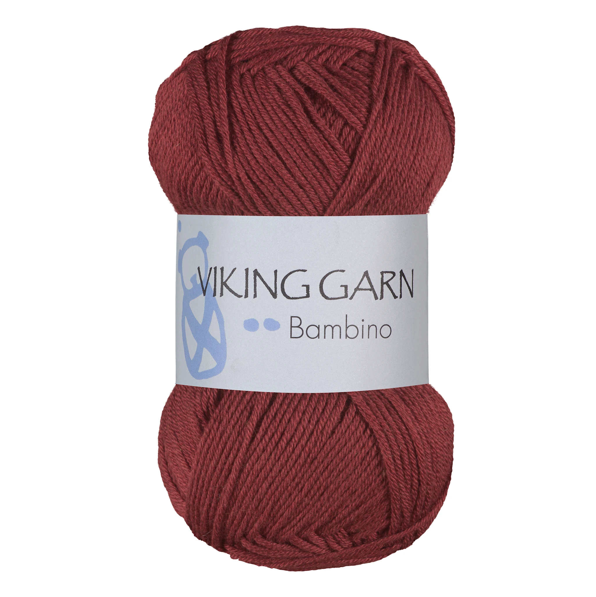 Produktbilde for Bambino 50 g Mørk gammelrosa 484 Viking Garn