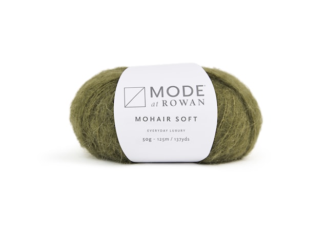 Mohair Soft mohairmix 50gr Moss 206, Mode at Rowan