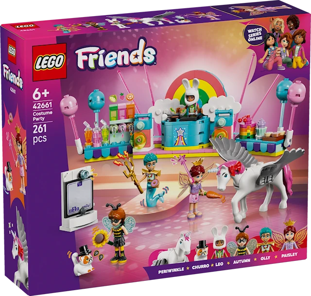 Tuotekuva 1 - Yksisarvisen ja keijun naamiaisjuhlat LEGO® Friends (42661)