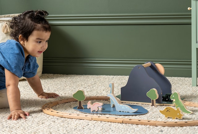 Produktbild 3 för Dino Värld Tågbana Jabadabado