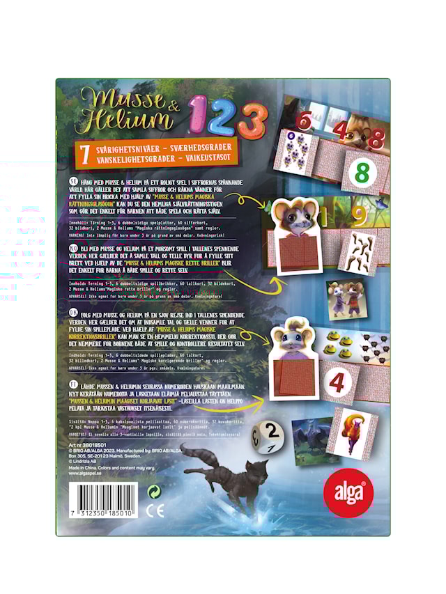 Produktbild 5 för Musse & Helium 123 Nordic, Alga