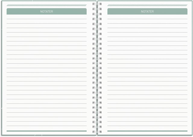 Produktbilde 3 for Ukekalender 2026 A5 Få Det Gjort Grønn GRIEG
