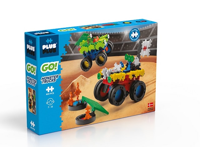Produktbild 1 för Plus-Plus Go! Monster Trucks