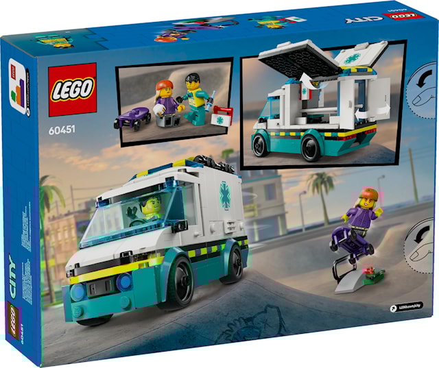 Produktbilde 3 for Sykebil LEGO® City (60451)