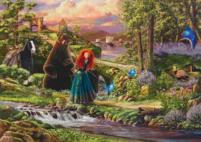 Produktbild 2 för Pussel Disney Brave Merida 1000 bitar, Schmidt