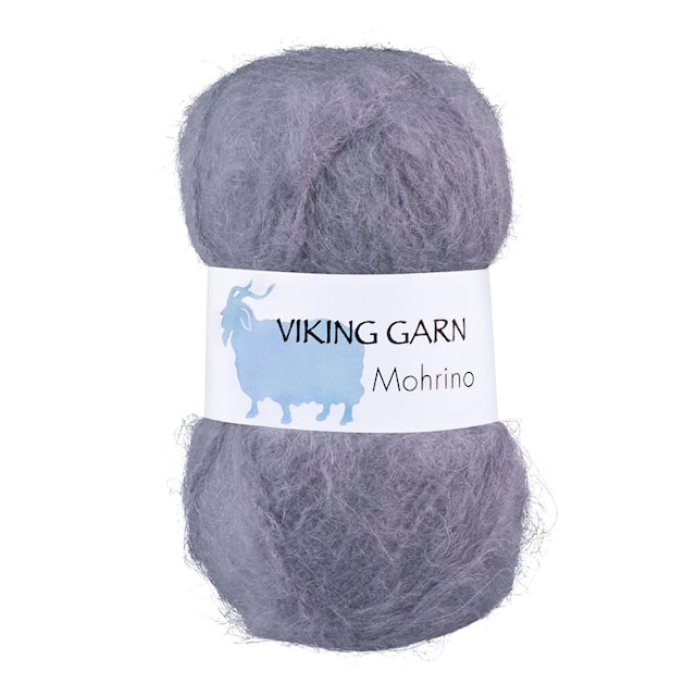 Mohrino 50 g Grey Purple 567 Viking Garn