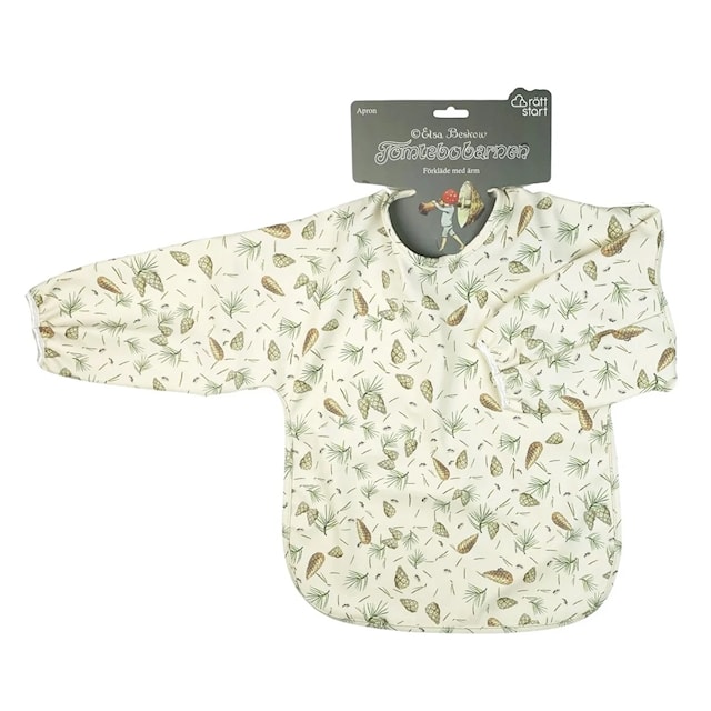 Produktbild 1 för Elsa Beskow Tomtebobarnen Haklapp med ärm Rätt Start