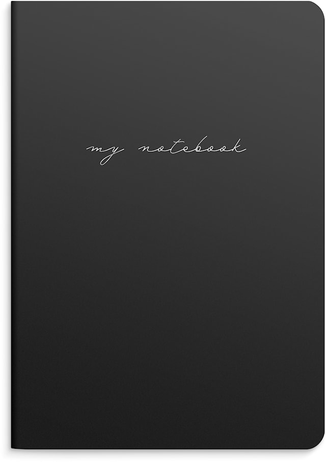 Produktbilde 2 for Notatblokk A5 Flower & Notes, Linjert, 2-pakning, Burde