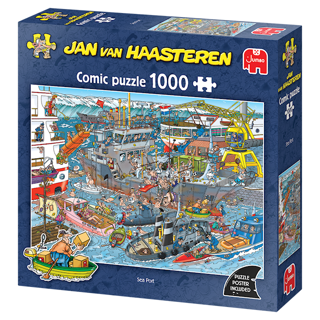 Produktbild 4 för Jan van Haasteren Sea Port Pussel 1000 bitar