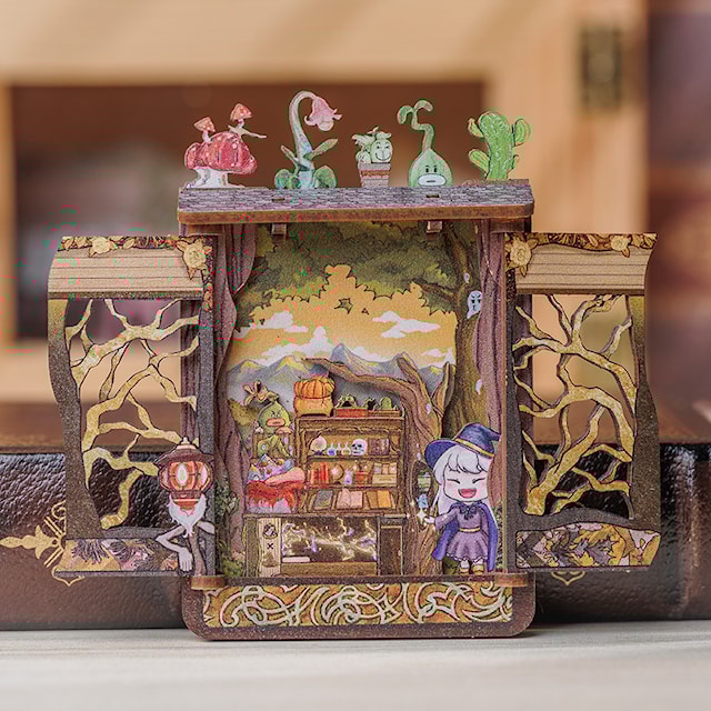 Produktbilde 3 for Book Nook: Mini DIY Magnetic Magic Shop, Caratem